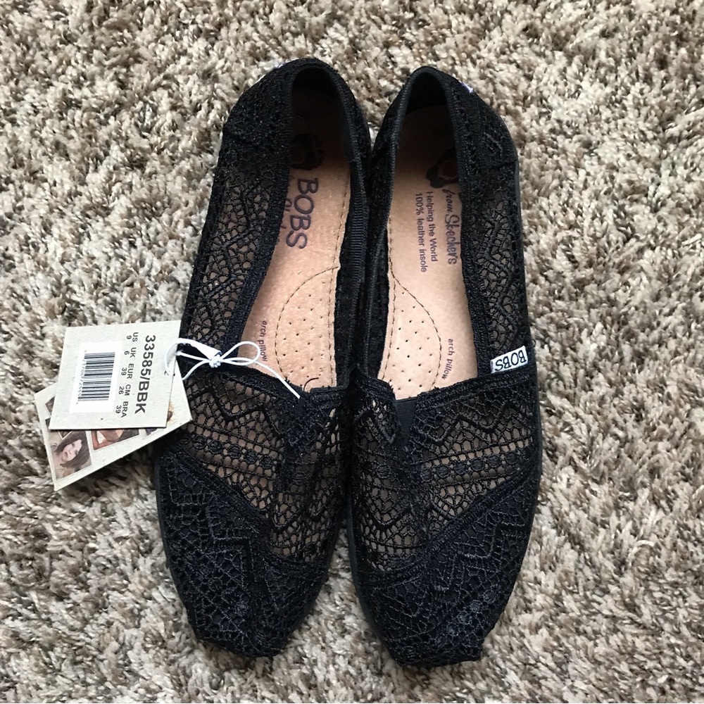 Skechers BOBS Alpargata Moroccan Crochet Flats